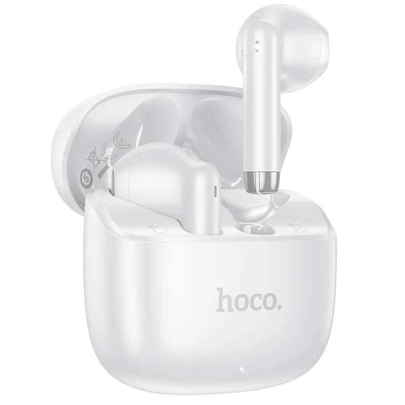 Auricular Bluetooth HOCO EW205, TWS, Branco