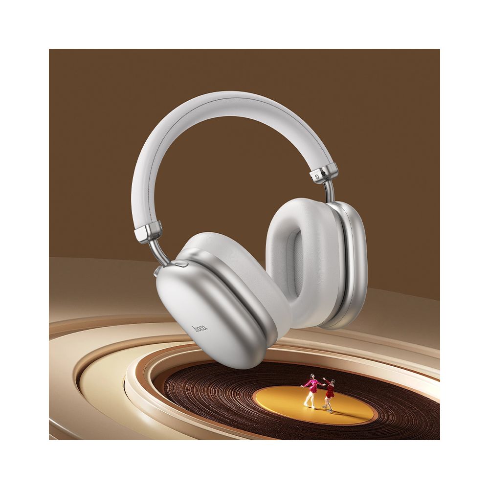 Handsfree Bluetooth HOCO W35 Max, A2DP, ANC, Prateado