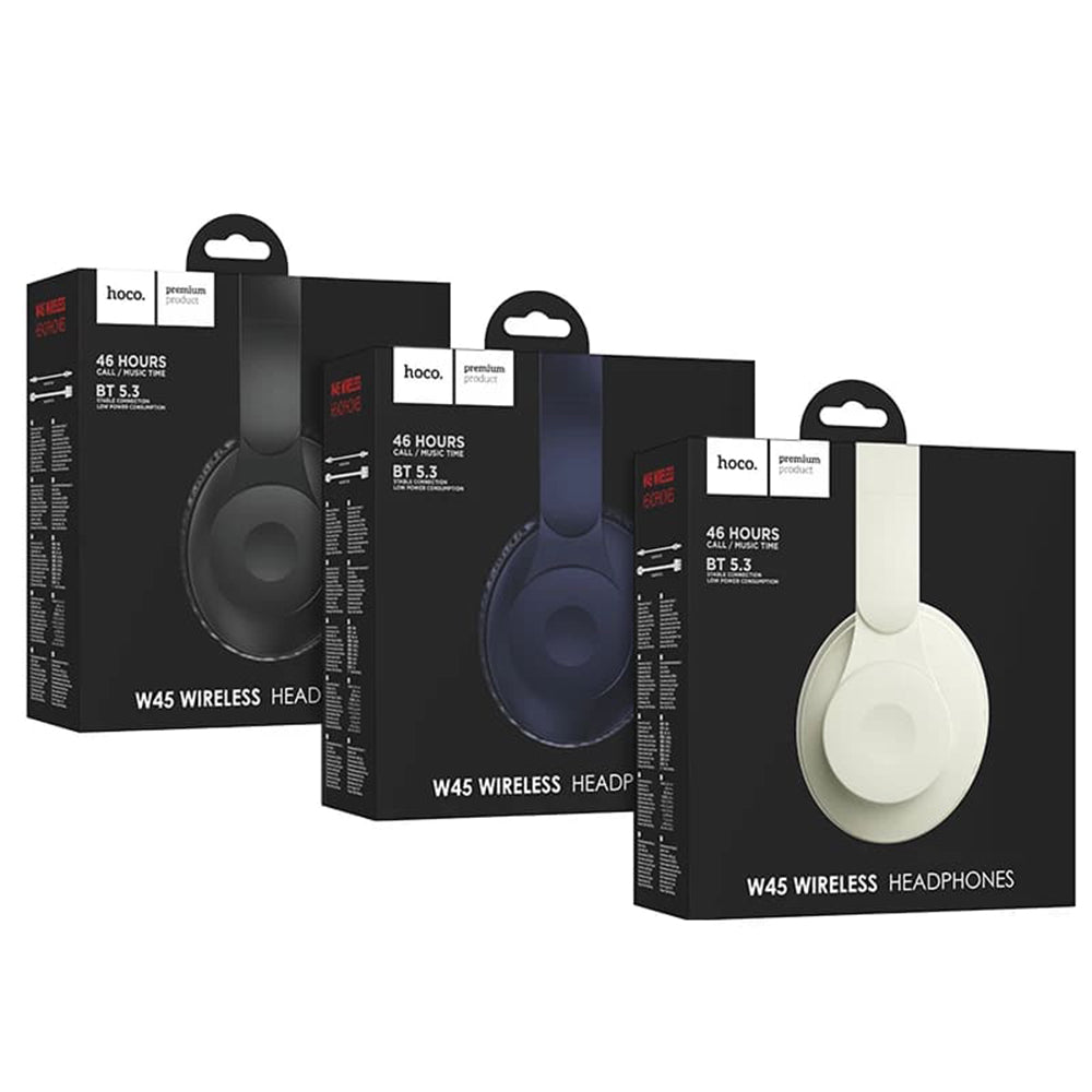 Handsfree Bluetooth HOCO W45, A2DP, Preto