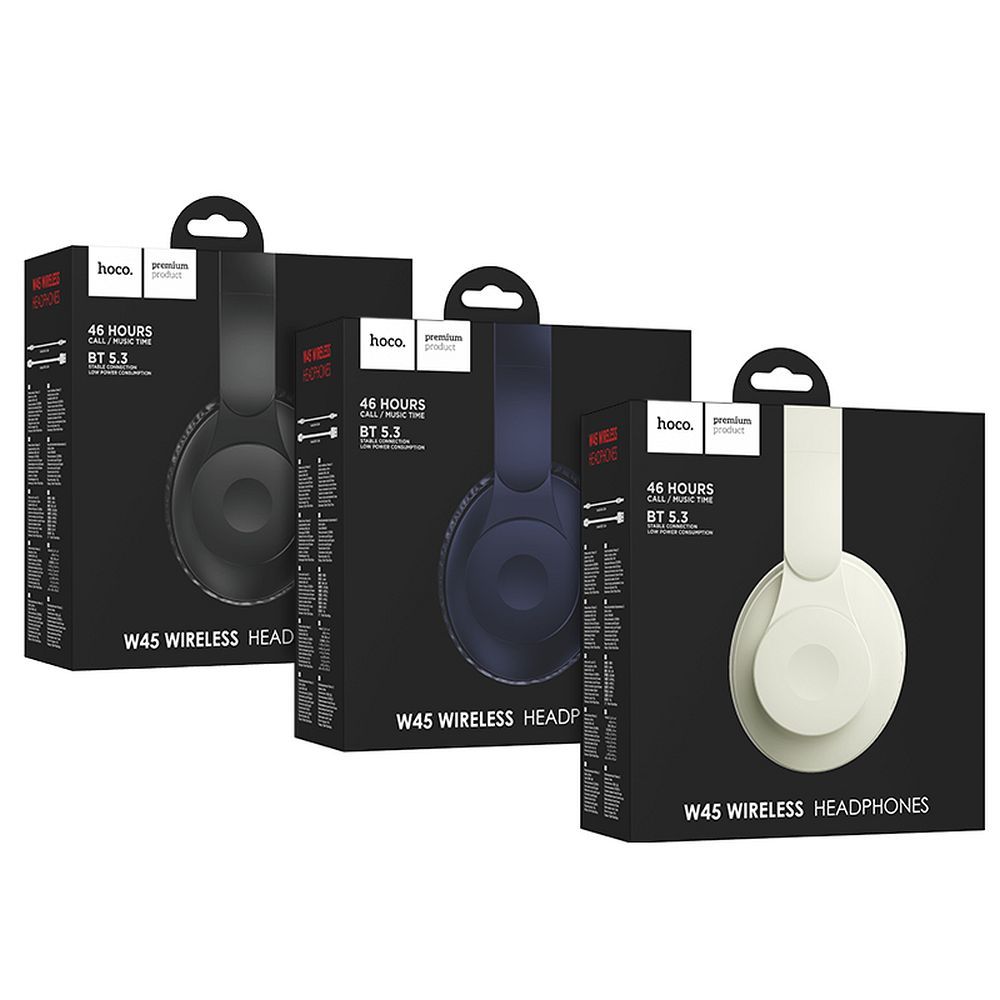 Handsfree Bluetooth HOCO W45, A2DP, Azul