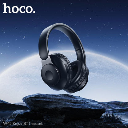 Handsfree Bluetooth HOCO W45, A2DP, Preto