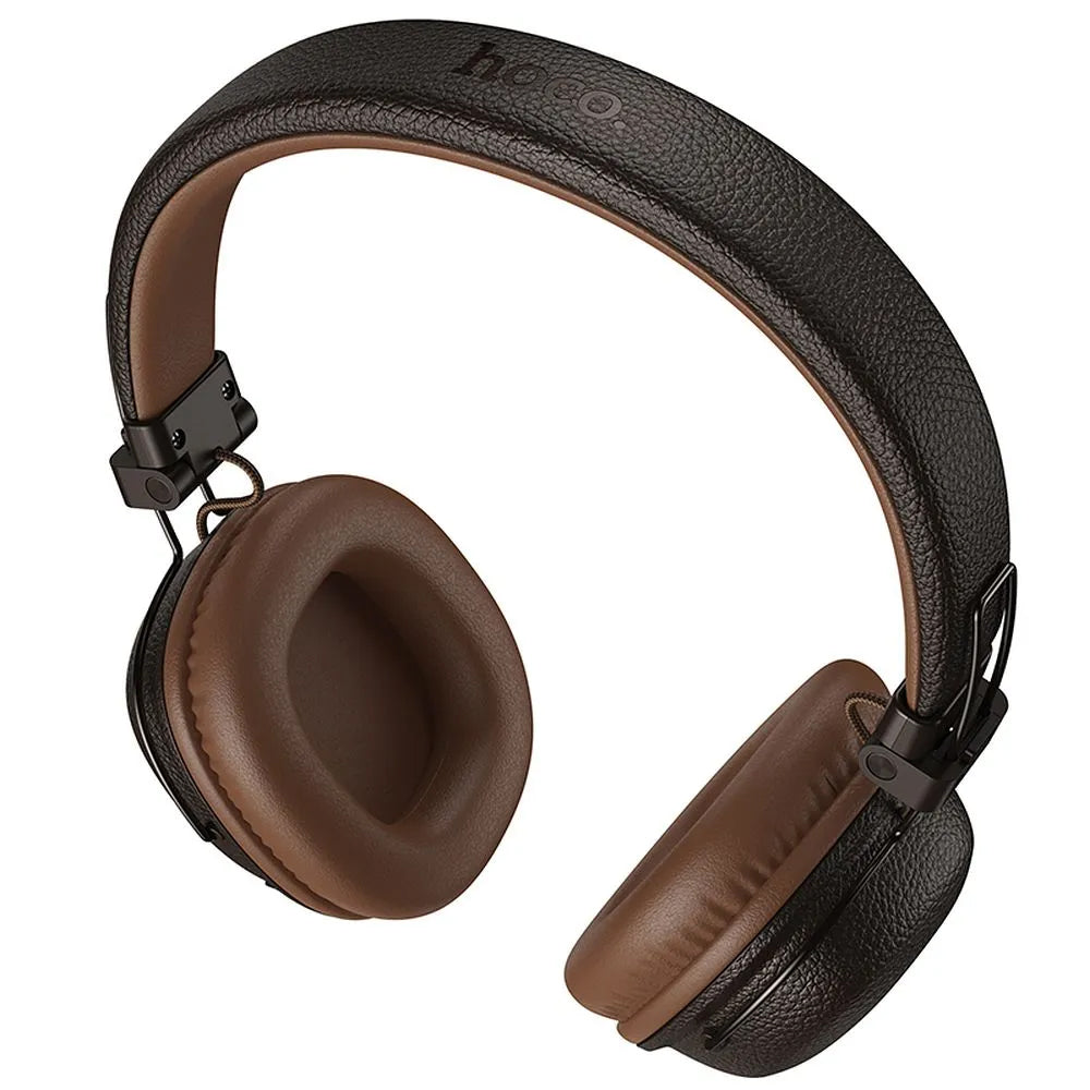 Handsfree Bluetooth HOCO W64, A2DP, Castanho
