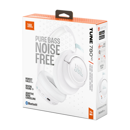 Handsfree Bluetooth JBL Tune 780NC, MultiPoint, A2DP, ANC, Branco JBLT780NCWHT