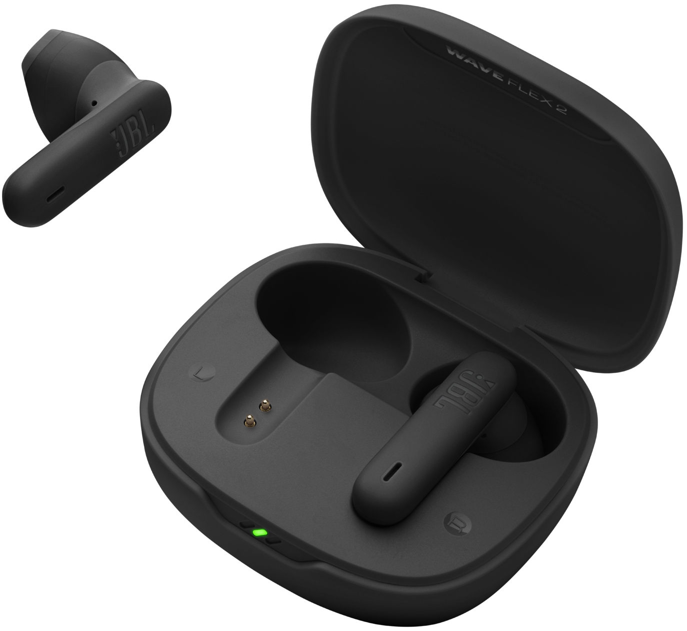 Handsfree Bluetooth JBL Wave Flex 2, TWS, ANC, MultiPoint, Preto JBLWFLEX2BLK