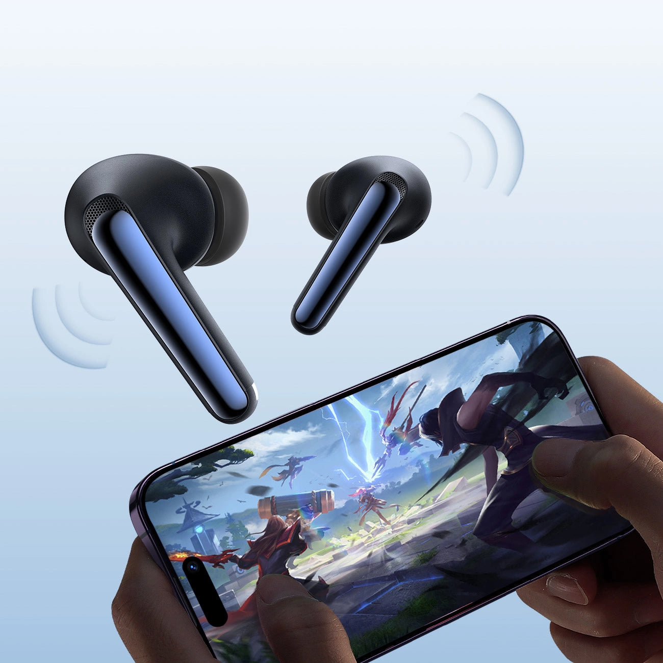Handsfree Bluetooth Joyroom Funpods JR-FN2, TWS, ANC, Preto