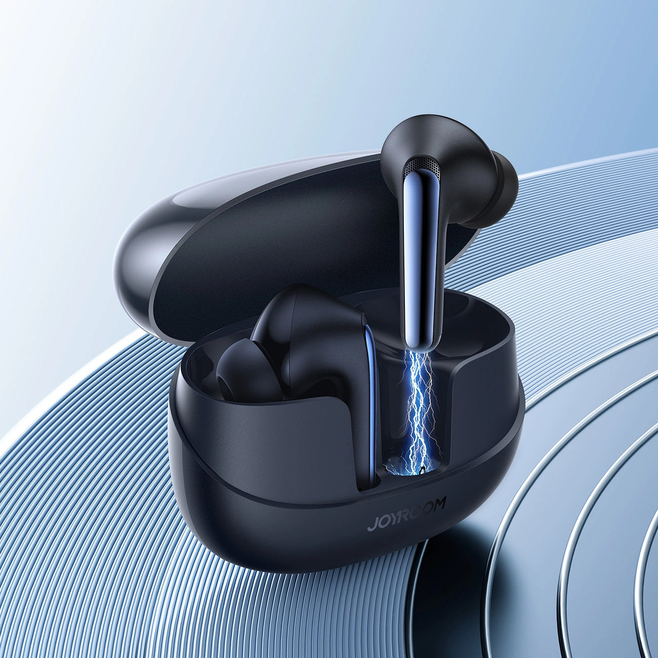 Handsfree Bluetooth Joyroom Funpods JR-FN2, TWS, ANC, Preto