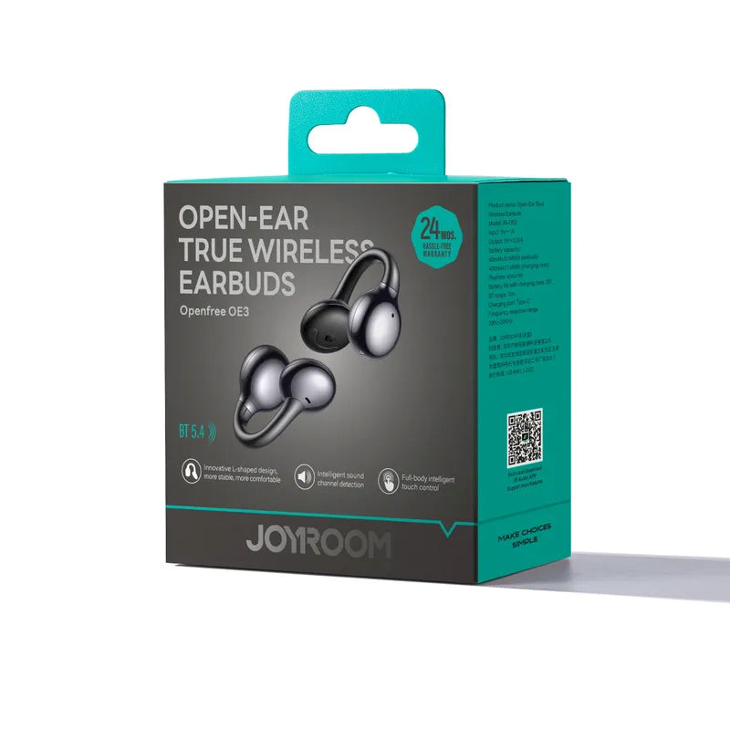 Handsfree Bluetooth Joyroom Openfree JR-OE3, TWS, Preto