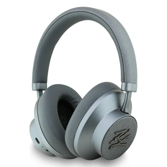 Handsfree Bluetooth Karl Lagerfeld Grained Initials, A2DP, ANC, Cinzento