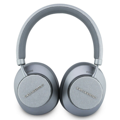Handsfree Bluetooth Karl Lagerfeld Saffiano Elongated, A2DP, ANC, Cinzento