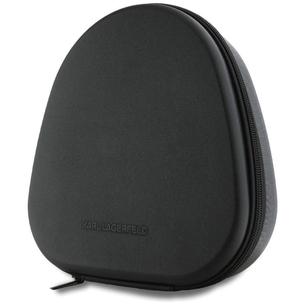 Handsfree Bluetooth Karl Lagerfeld Saffiano Elongated, A2DP, ANC, Cinzento