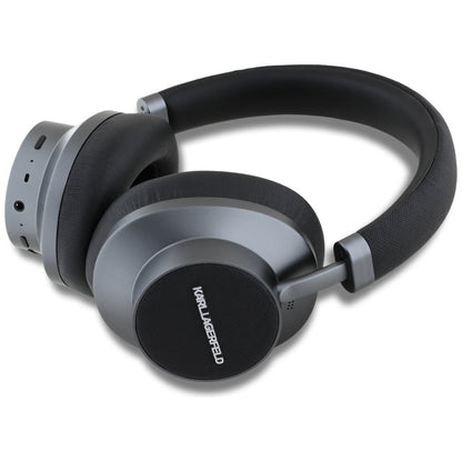 Handsfree Bluetooth Karl Lagerfeld Saffiano Elongated, A2DP, ANC, Preto