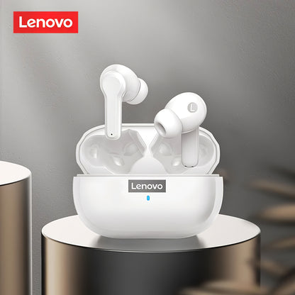 Mãos-livres Bluetooth Lenovo LP1S, TWS, Branco 