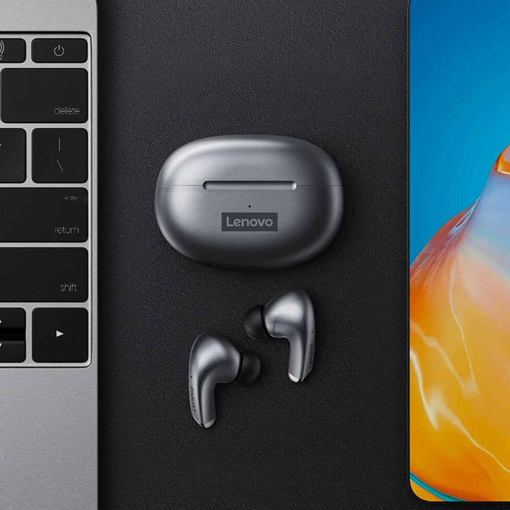 Handsfree Bluetooth Lenovo ThinkPlus LP5, TWS, Branco