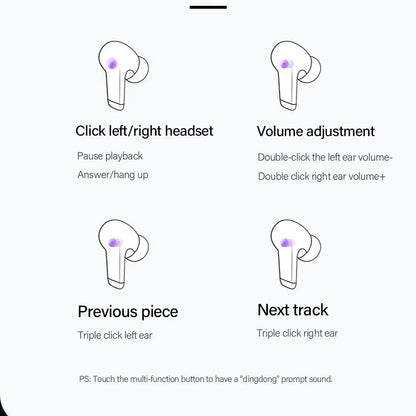 Handsfree Bluetooth Lenovo ThinkPlus LP5, TWS, Branco