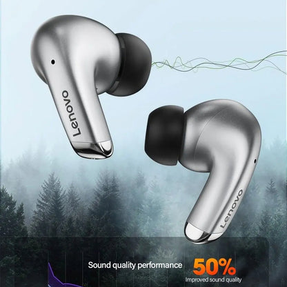 Handsfree Bluetooth Lenovo ThinkPlus LP5, TWS, Branco