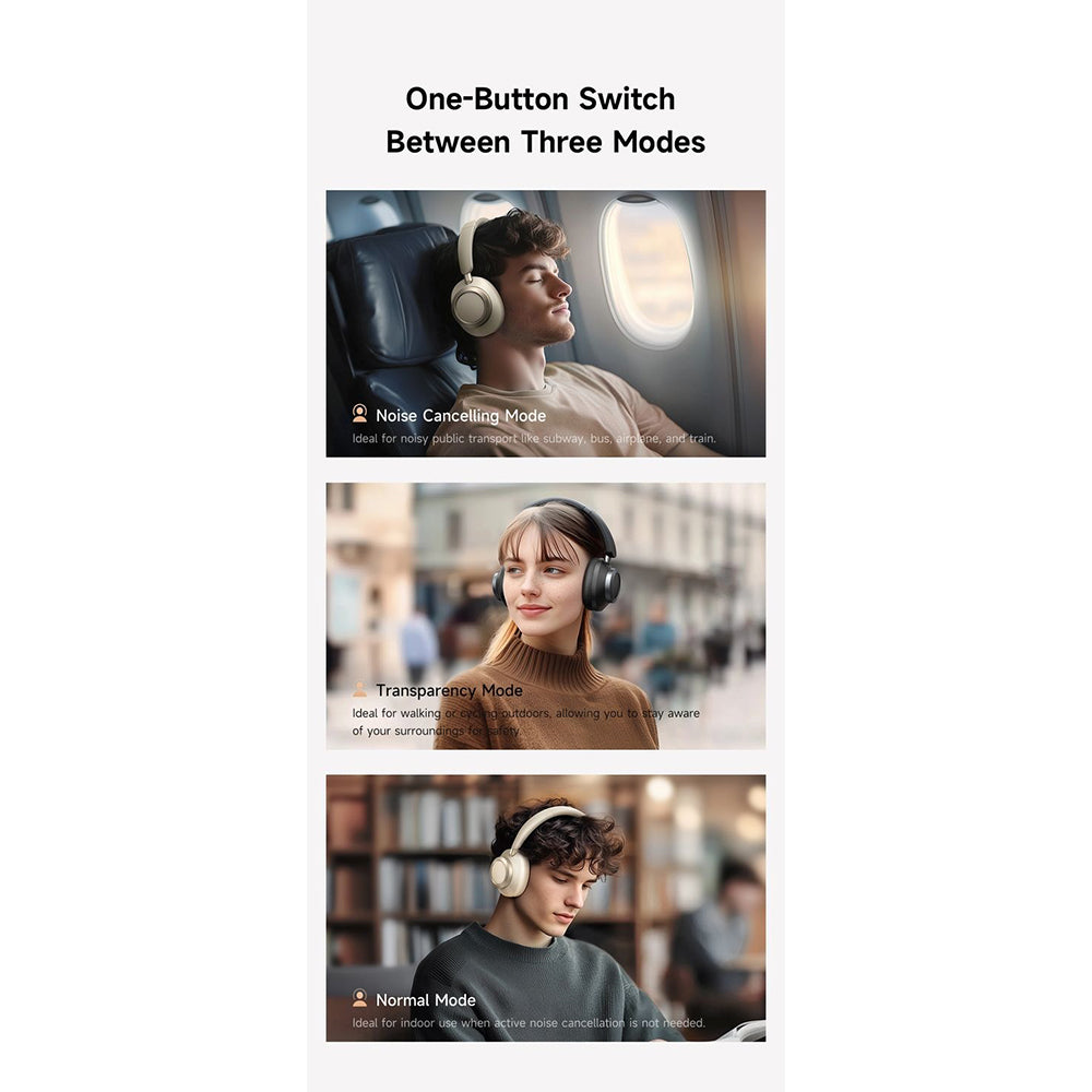 Handsfree Bluetooth McDodo HP-5820 T03, A2DP, ANC, Preto