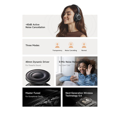Handsfree Bluetooth McDodo HP-5821 T03, A2DP, ANC, Bege