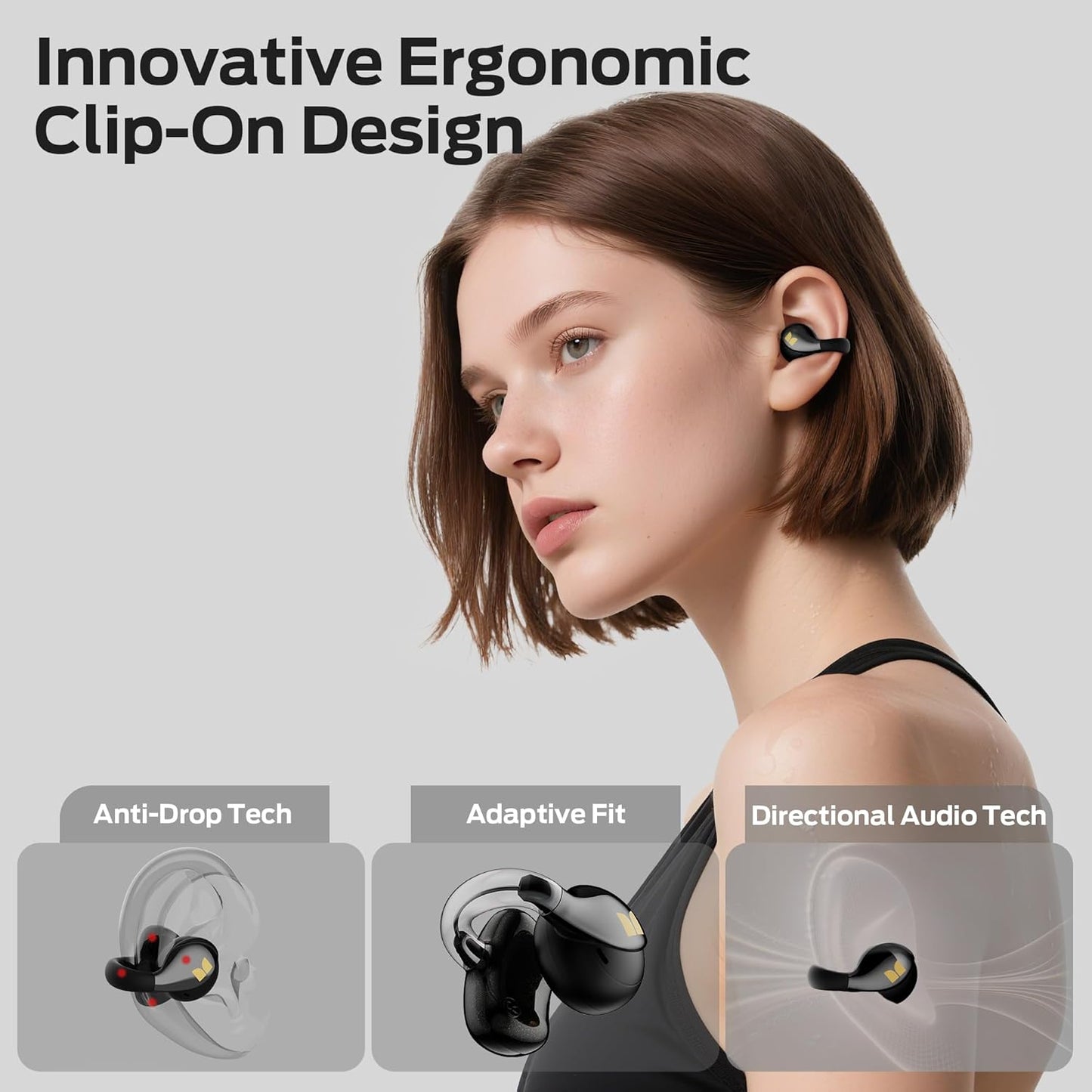 Handsfree Bluetooth Monster AC225, TWS, Preto