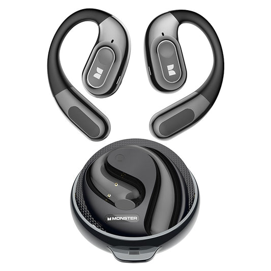 Handsfree Bluetooth Monster AC330 AI Tradução, TWS, Preto