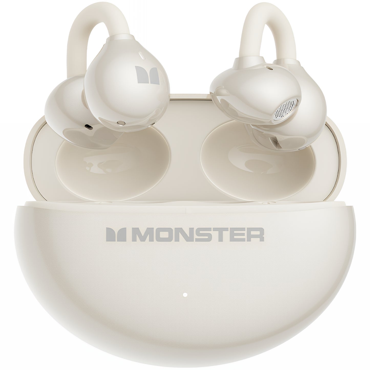 Handsfree Bluetooth Monster AirClip AC200, TWS, Creme Claro