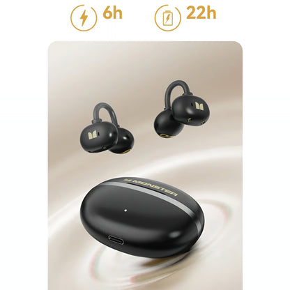 Handsfree Bluetooth Monster AirClip AC200, TWS, Preto