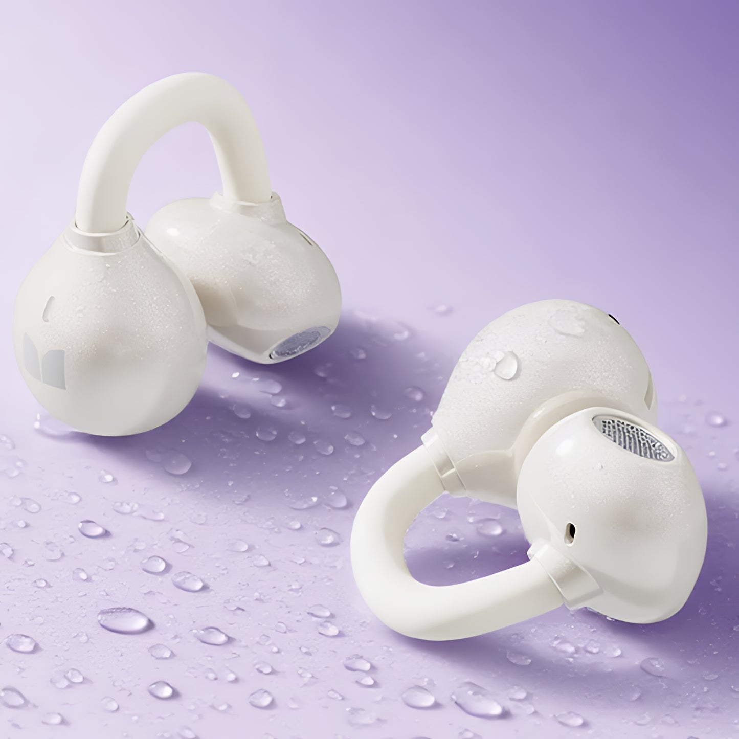 Handsfree Bluetooth Monster AirClip AC200, TWS, Creme Claro