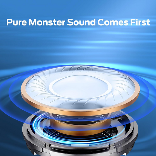 Handsfree Bluetooth Monster Aria Free, A2DP, Preto