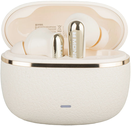Handsfree Bluetooth Monster Clarity 200, TWS, ANC, Creme Claro