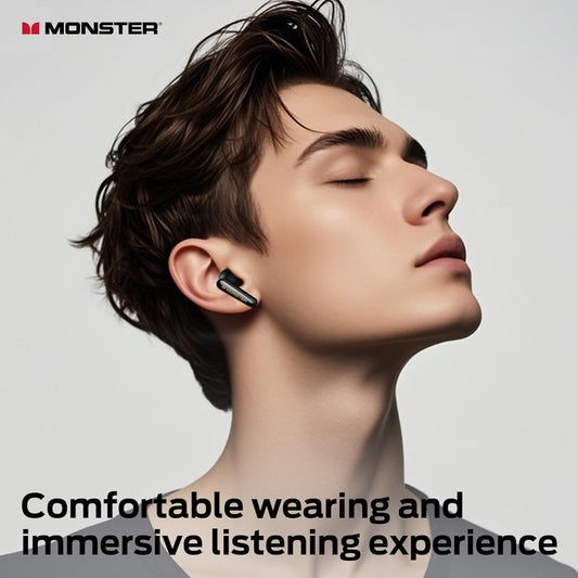 Handsfree Bluetooth Monster Clarity 200, TWS, ANC, Preto