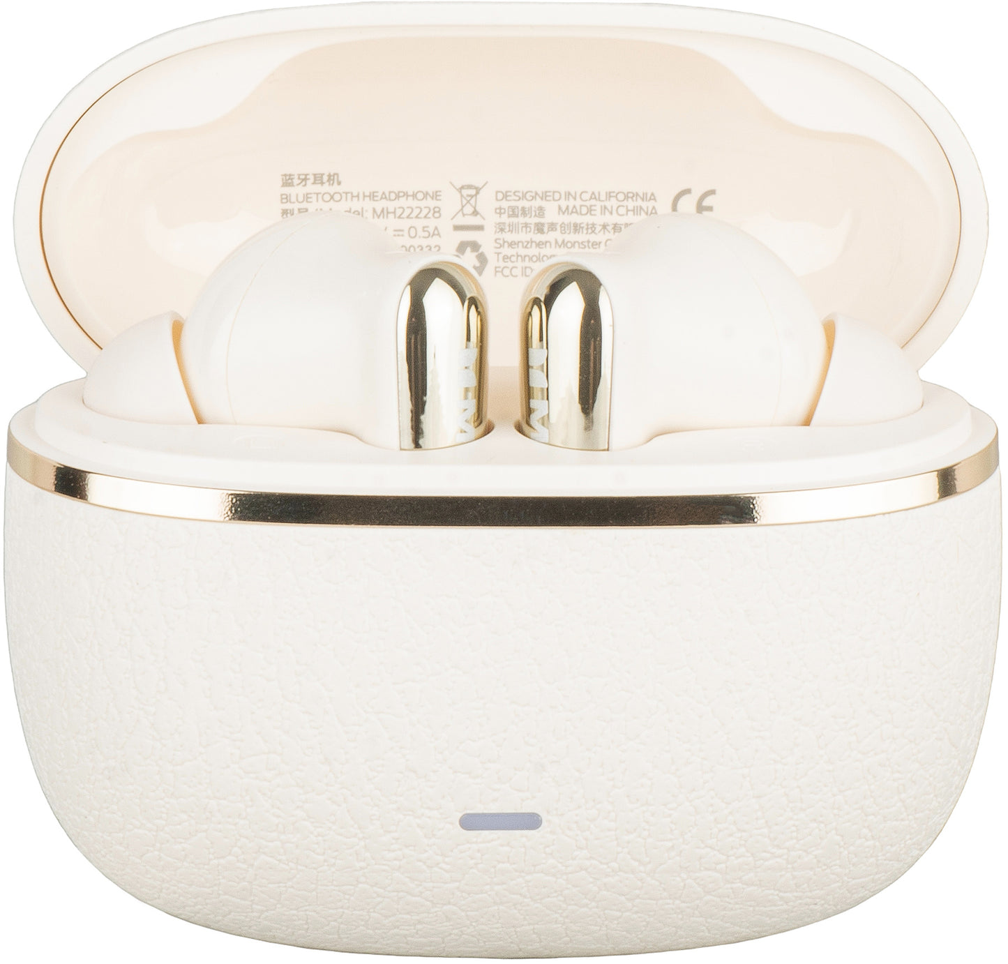 Handsfree Bluetooth Monster Clarity 200, TWS, ANC, Creme Claro