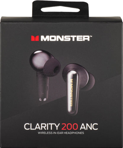 Handsfree Bluetooth Monster Clarity 200, TWS, ANC, Creme Claro
