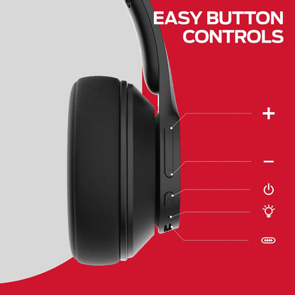 Handsfree Bluetooth Monster Mission 100, MultiPoint, A2DP, ANC, Preto