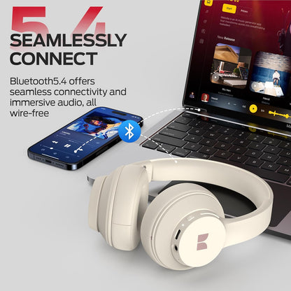 Handsfree Bluetooth Monster Mission 100, MultiPoint, A2DP, ANC, Branco