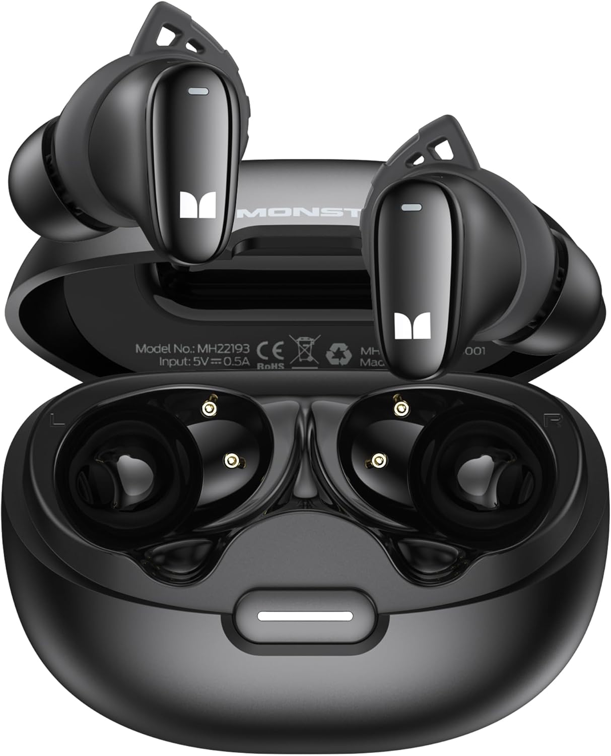 Handsfree Bluetooth Monster N-Lite 206, TWS, Preto