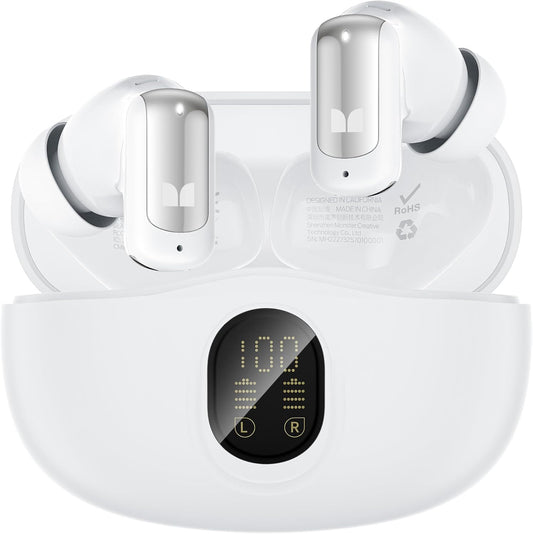 Auricular Bluetooth Monster N-Lite 217, TWS, Branco
