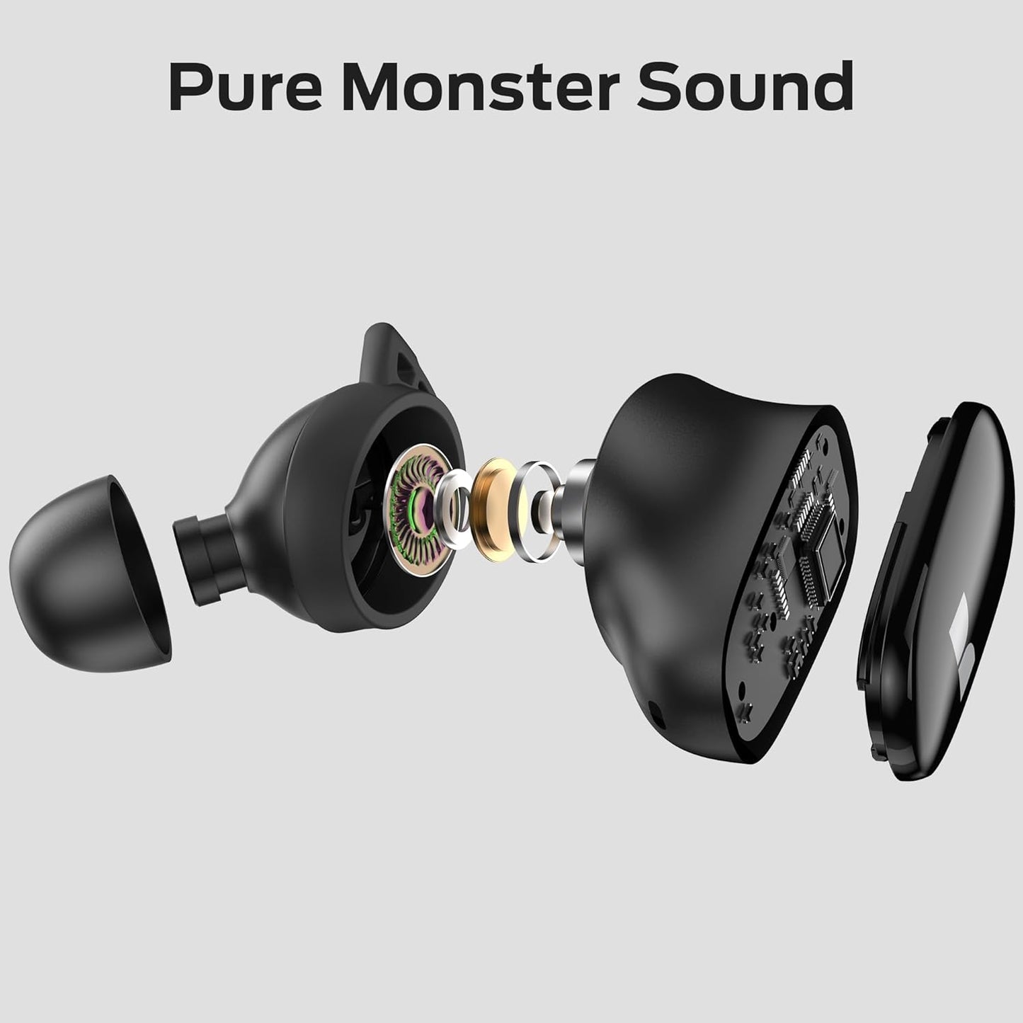 Handsfree Bluetooth Monster N-Lite 206, TWS, Preto