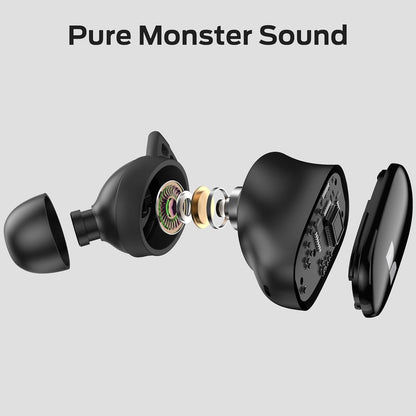 Handsfree Bluetooth Monster N-Lite 206, TWS, Preto