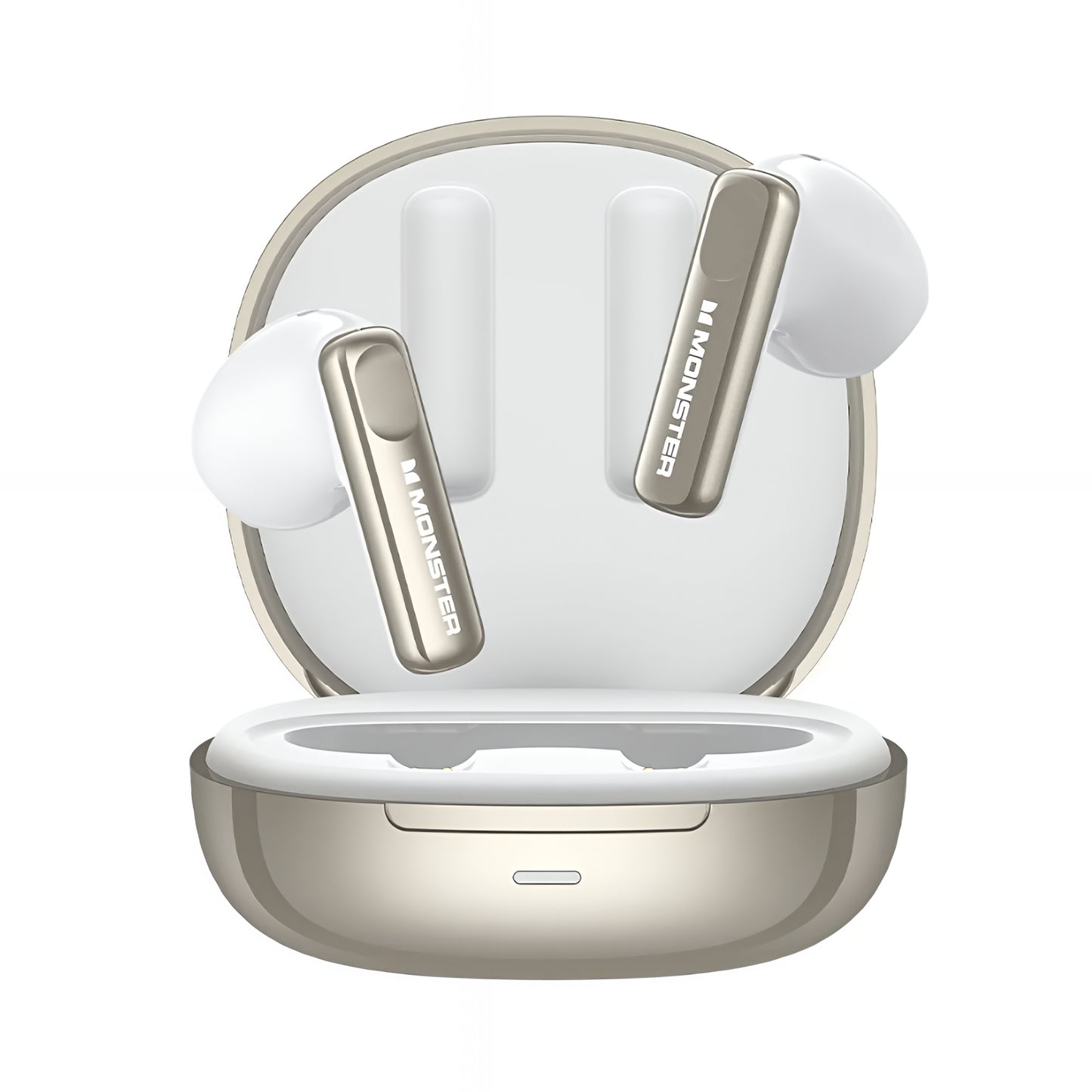 Handsfree Bluetooth Monster N-Lite 209, TWS, Prateado