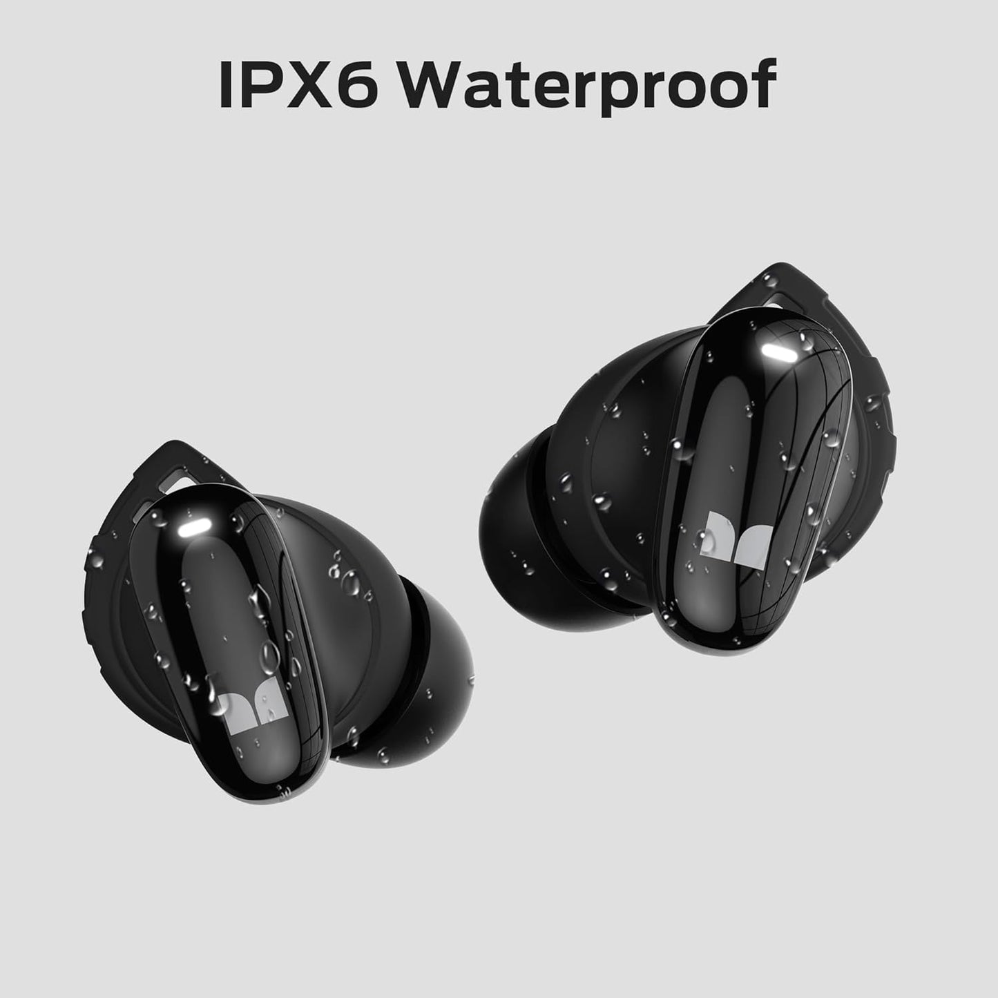 Handsfree Bluetooth Monster N-Lite 206, TWS, Preto