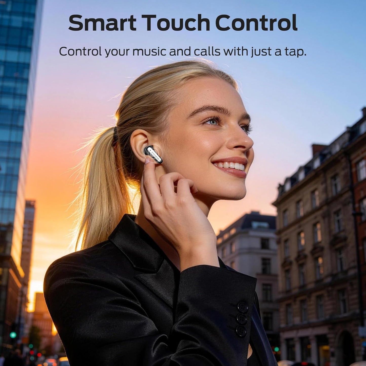 Auricular Bluetooth Monster N-Lite 310, TWS, Preto