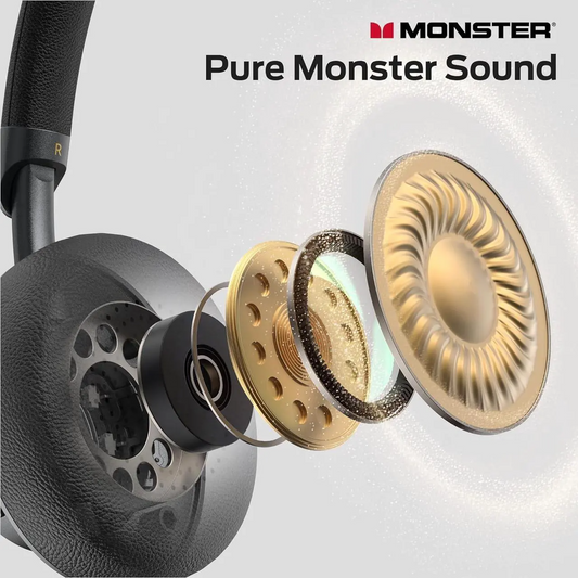 Handsfree Bluetooth Monster N-tune mini 02, A2DP, ANC, Preto