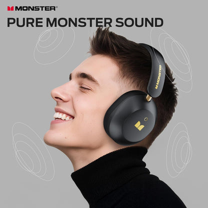 Handsfree Bluetooth Monster Persona 6th, MultiPoint, A2DP, ANC, Preto
