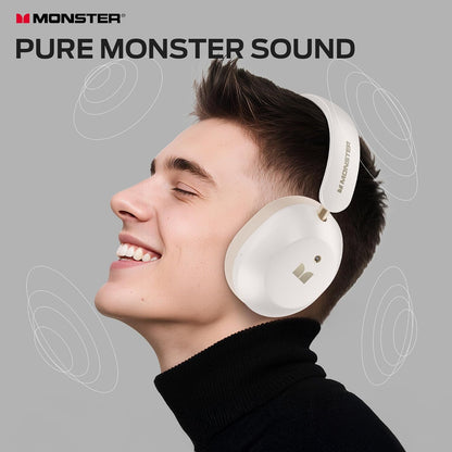 Bluetooth Handsfree Monster Persona 6th, MultiPoint, A2DP, ANC, White