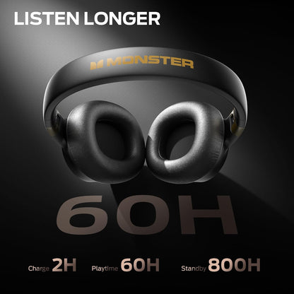 Handsfree Bluetooth Monster Persona SE, A2DP, ANC, Preto