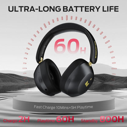 Handsfree Bluetooth Monster Persona 6th, MultiPoint, A2DP, ANC, Preto