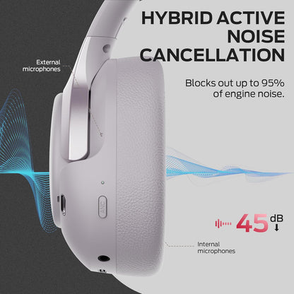 Handsfree Bluetooth Monster Persona 5th, MultiPoint, A2DP, ANC, Roxo