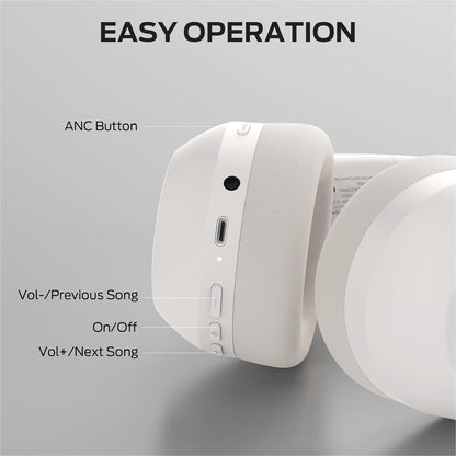 Handsfree Bluetooth Monster Persona 6th, MultiPoint, A2DP, ANC, Branco