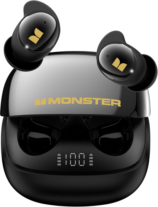 Auriculares Bluetooth Monster Sleep Ear200, TWS, ANC, Preto