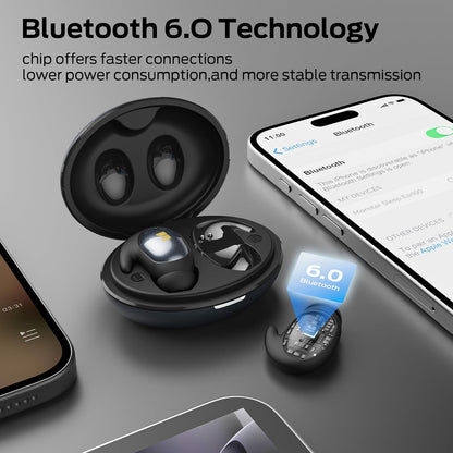 Handsfree Bluetooth Monster Sleep Ear100, TWS, Preto