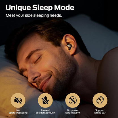 Handsfree Bluetooth Monster Sleep Ear100, TWS, Preto